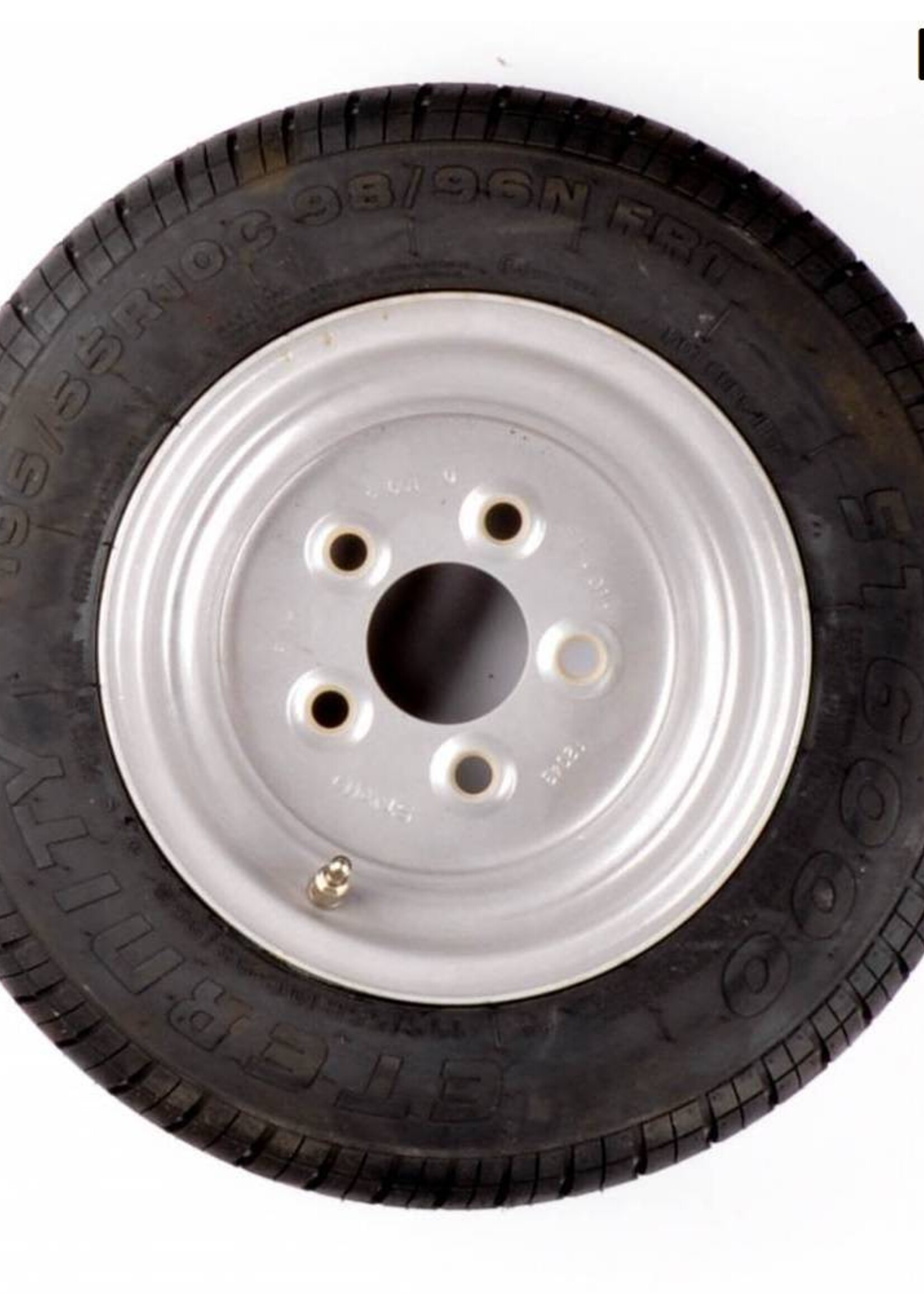Kargotrail Compleet wiel - 195/55R10C band + velg - ET+25-  mercedes steek: 5x112 - draagvermogen 750 kg - 10 PR - naafdiameter 67 mm