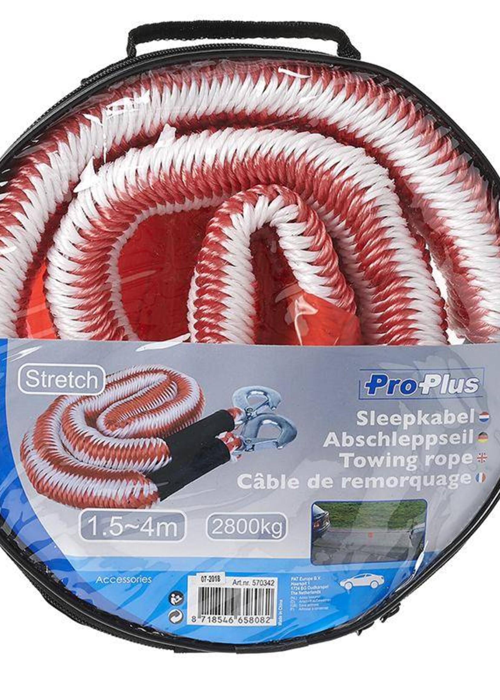 Cantonal Sleepkabel elastisch 2800 - kg 1,5 > 4 meter