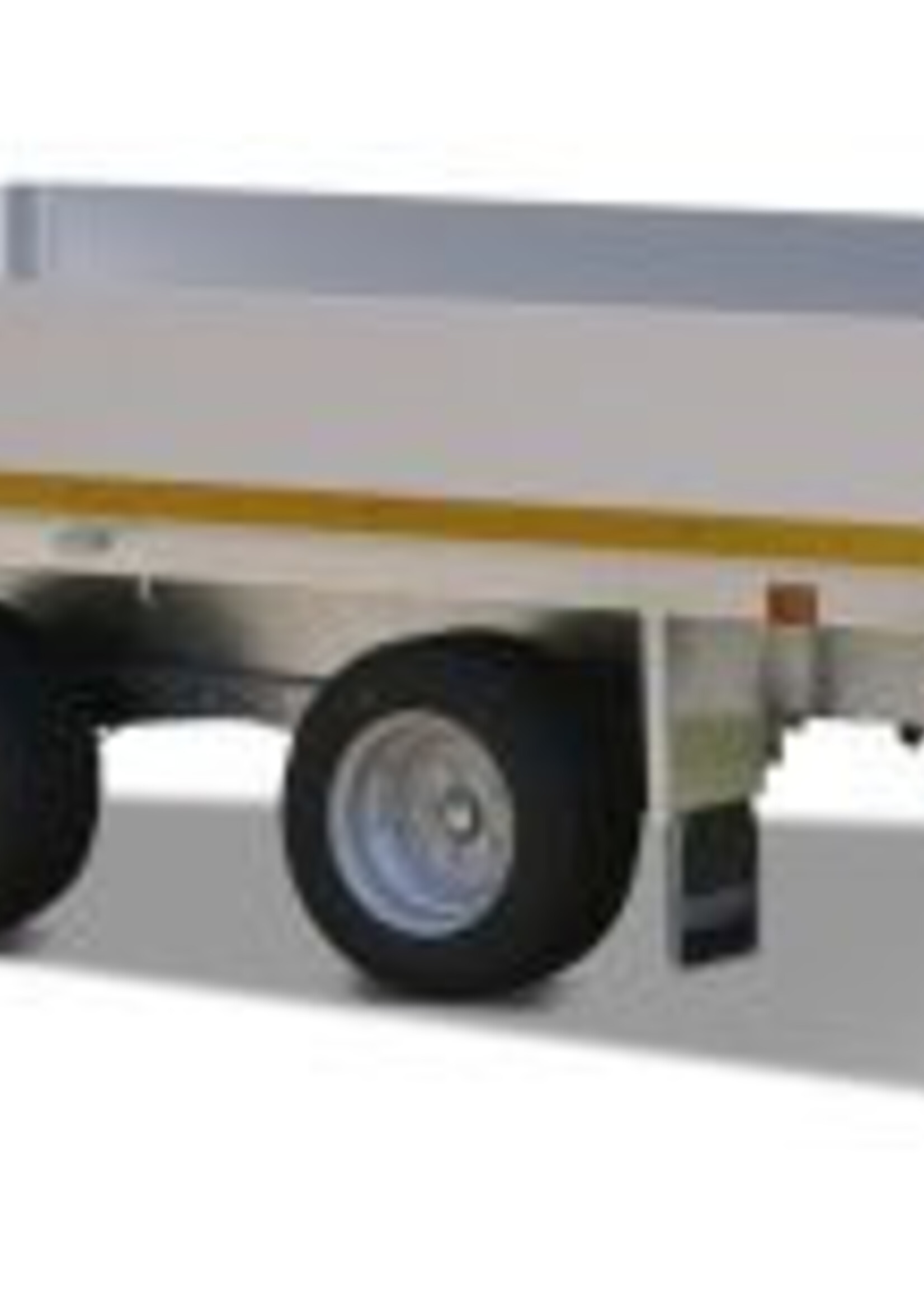 Eduard Geremde Eduard plateauwagen - 330x180 cm - 2700 kg bruto laadvermogen - 63 cm laadvloerhoogte - 40 cm borden