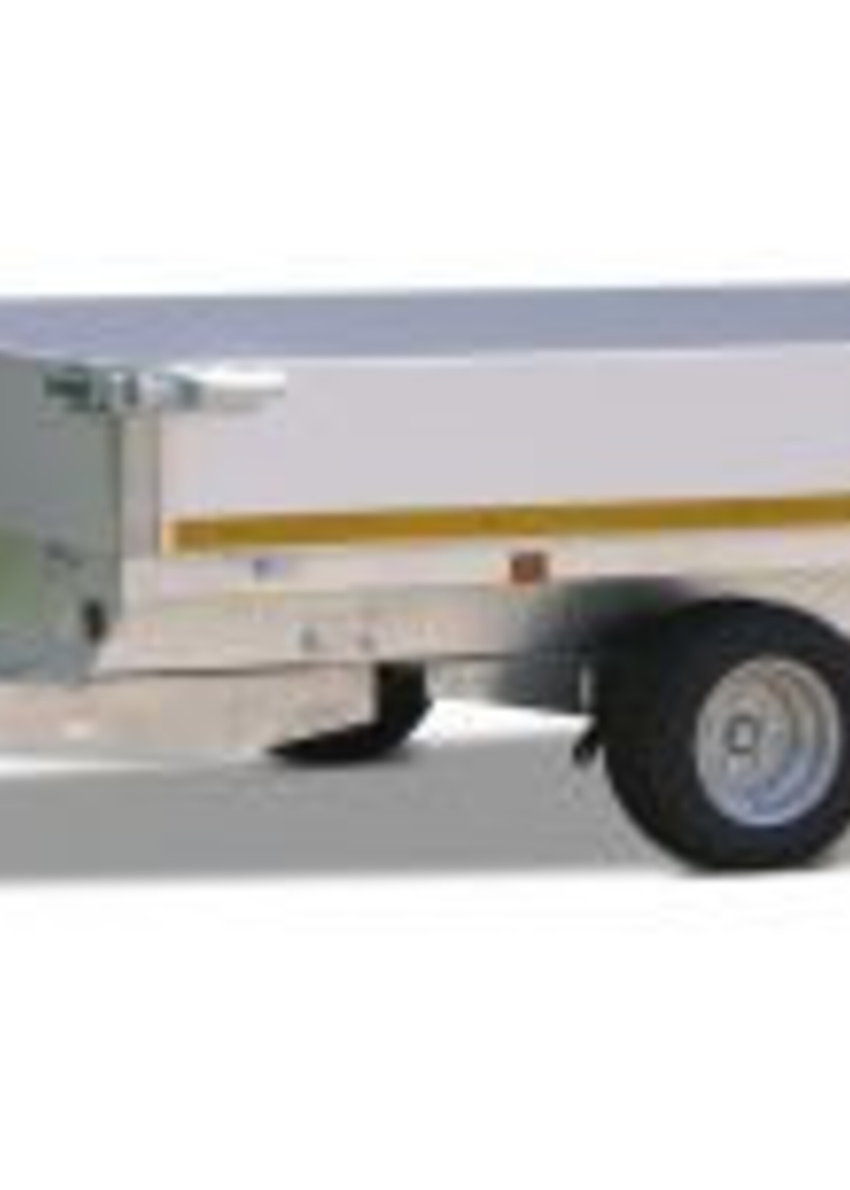 Eduard Geremde Eduard plateauwagen - 330x180 cm - 2700 kg bruto laadvermogen - 63 cm laadvloerhoogte - 40 cm borden