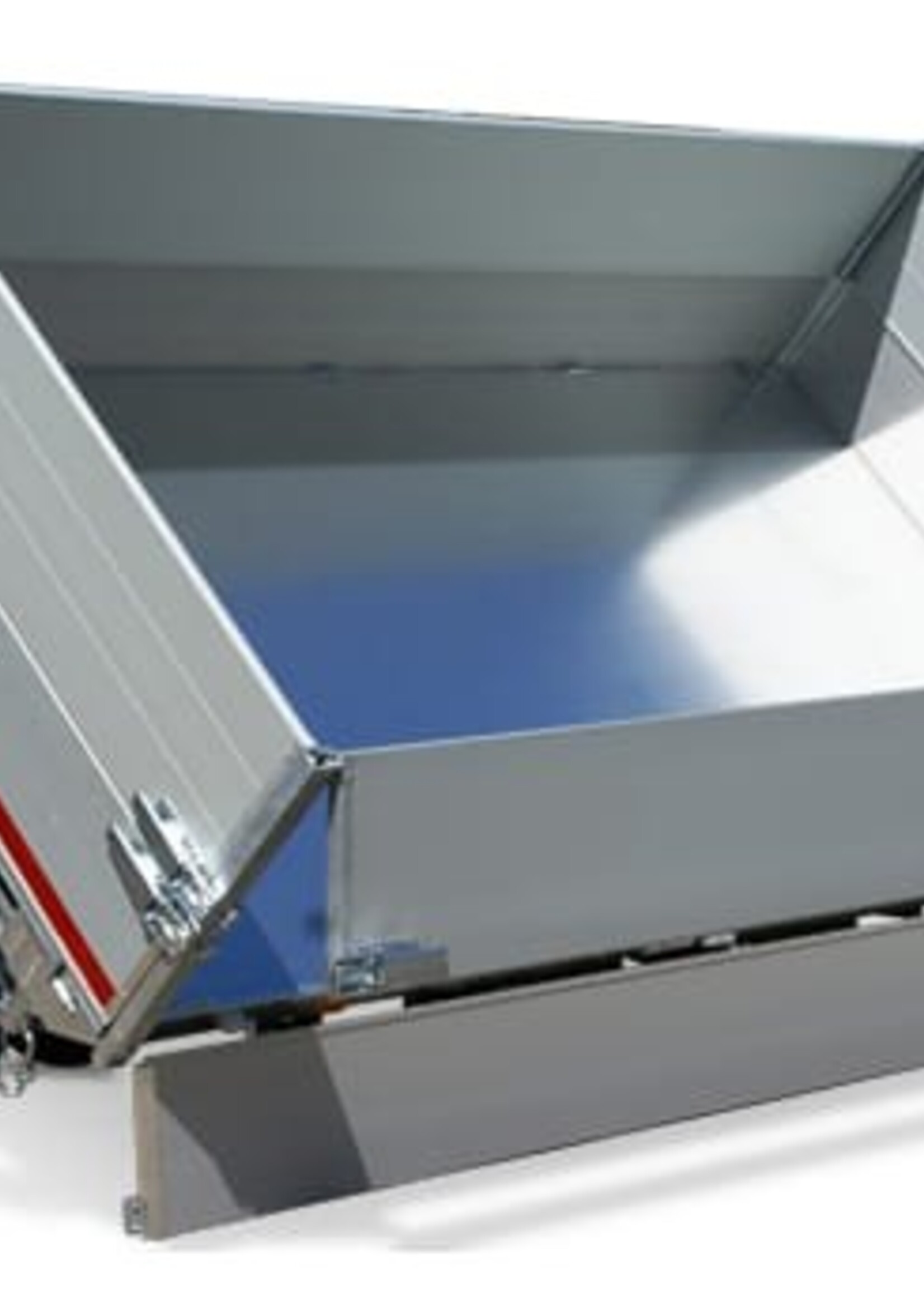 Eduard Geremde Eduard 3-zijdige kipper - 330x180 cm - 3000 kg bruto laadvermogen - elektrisch, extern laden - 72 cm laadvloerhoogte - inclusief oprijplaten & uitzetsteunen