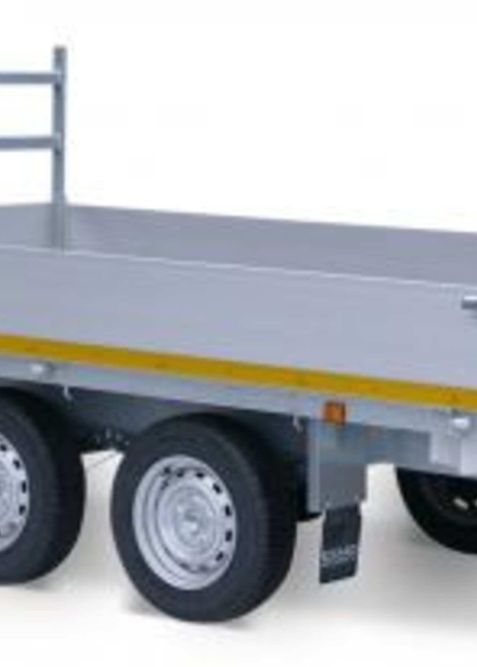 Eduard Geremde Eduard plateauwagen - 330x180 cm - 3500 kg bruto laadvermogen - 63 cm laadvloerhoogte - 30 cm borden