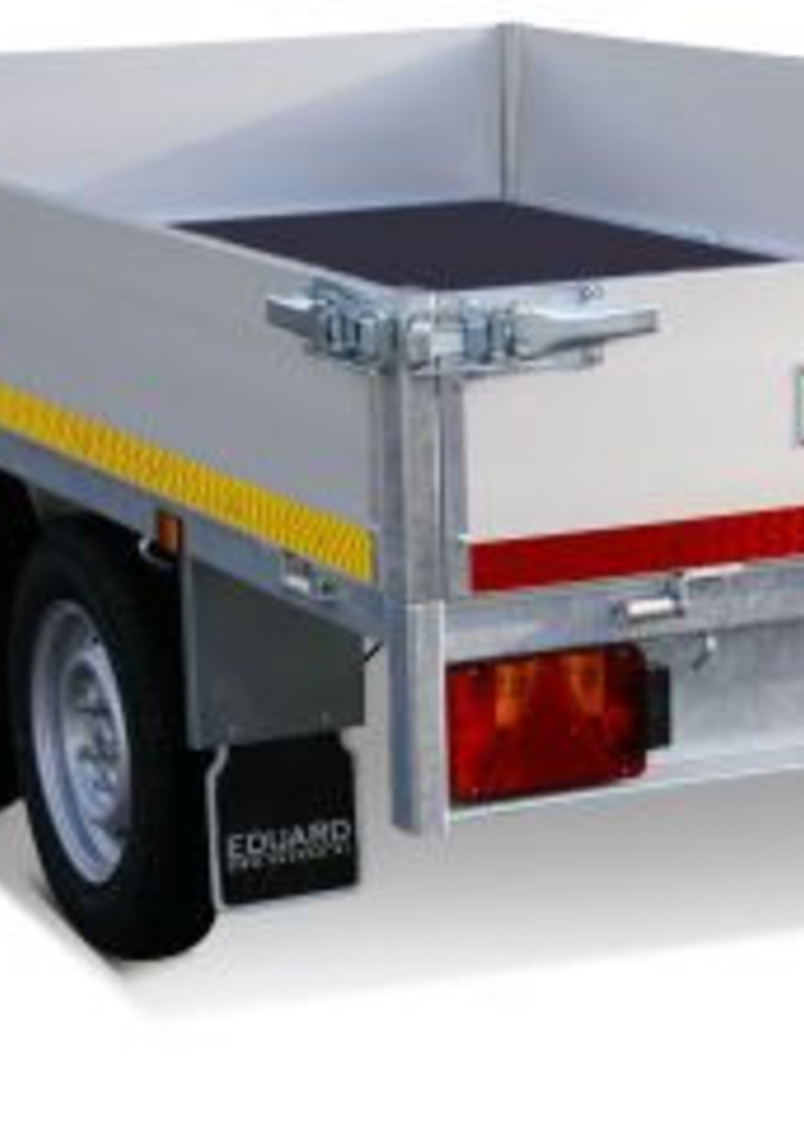 Eduard Geremde Eduard plateauwagen - 330x180 cm - 3500 kg bruto laadvermogen - 63 cm laadvloerhoogte - 30 cm borden