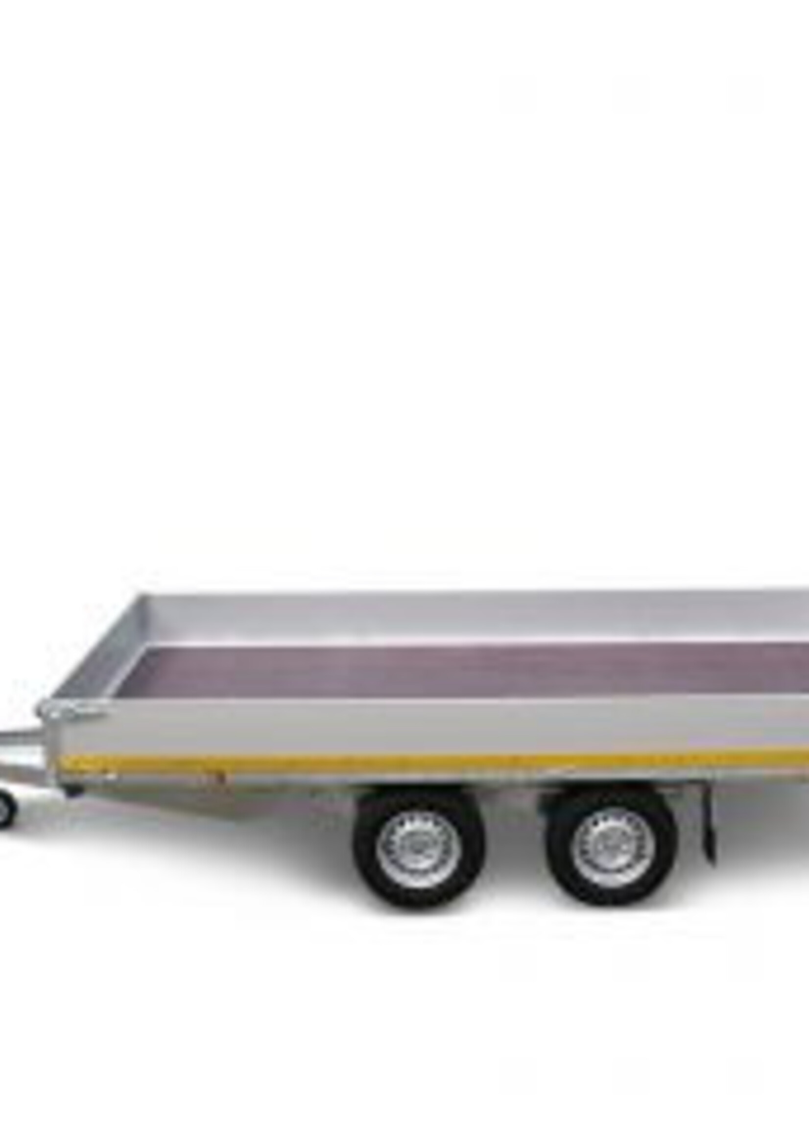 Eduard Geremde Eduard plateauwagen - 406x180 cm - 3500 kg bruto laadvermogen - 63 cm laadvloerhoogte - 30 cm borden