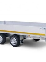 Eduard Geremde Eduard plateauwagen - 406x220 cm - 3000 kg bruto laadvermogen - 63 cm laadvloerhoogte - 30 cm borden