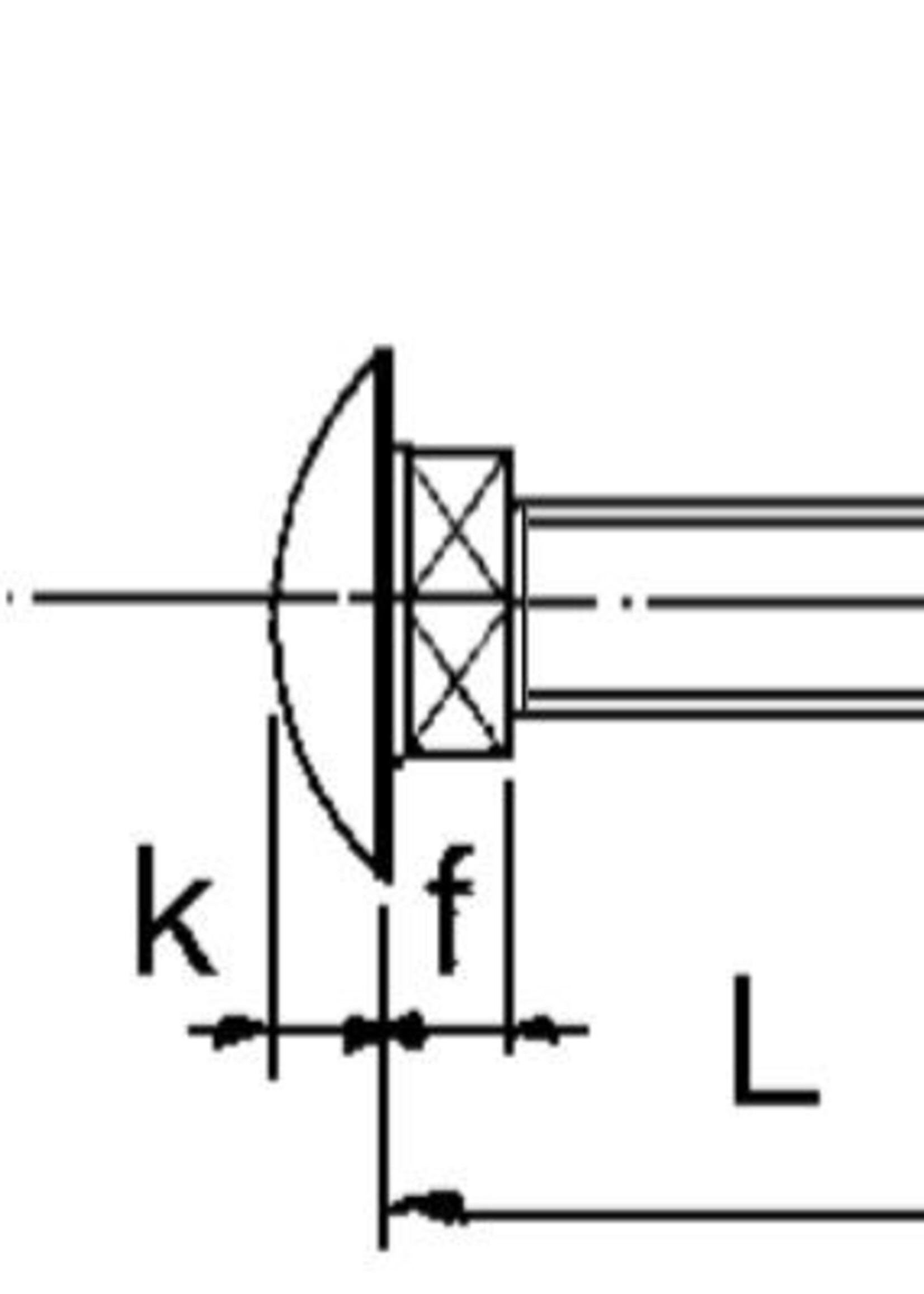Slotbout M10 x 50 mm