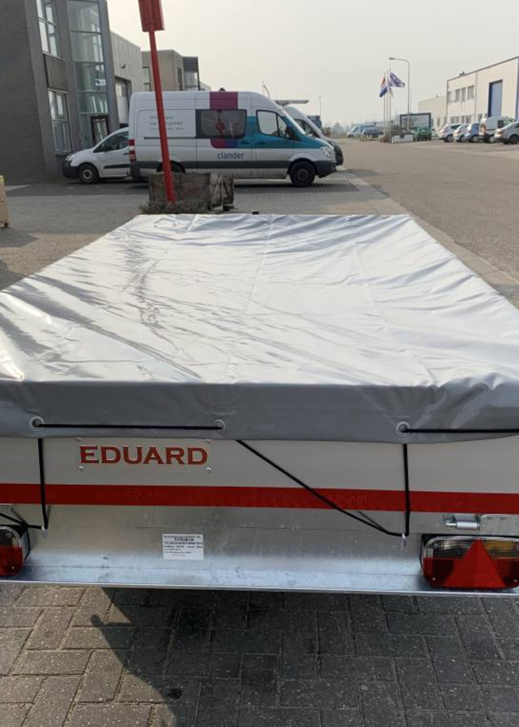 Eduard Vlakzeil op maat voor Eduard aanhanger - 310x160 cm - waterdicht