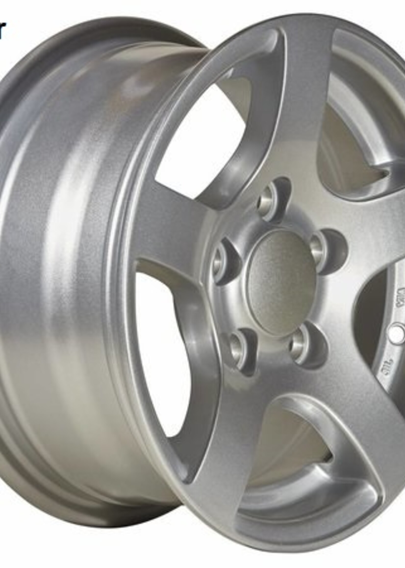 Kargotrail Compleet wiel op lichtmetalen velg 175R14 mercedes steek 5x112 - 700kg draagvermogen - ET30 - naafdiameter 67 mm