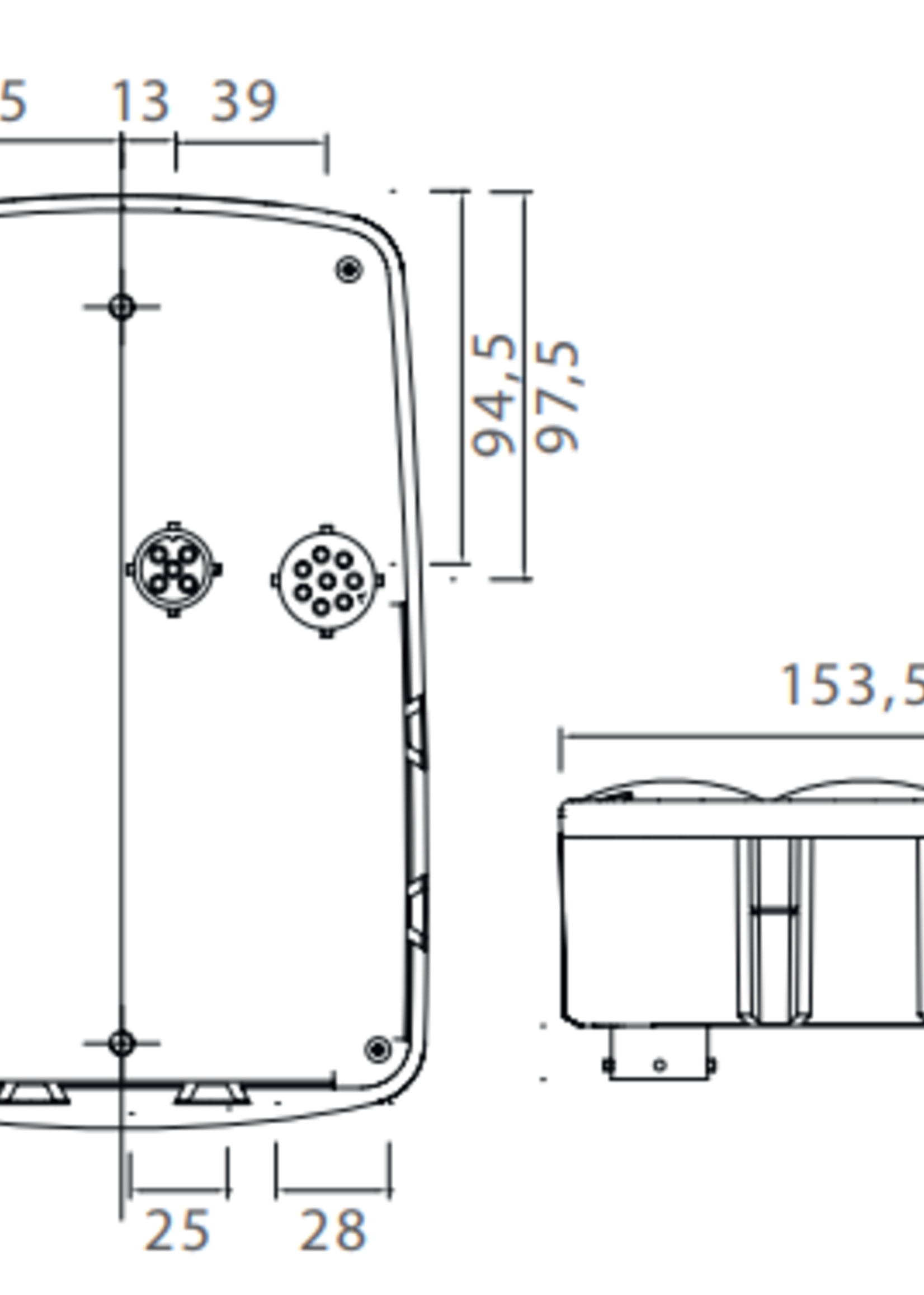 Aspock Aspock Earpoint 4 - rechts - connector aansluiting - Plug & Play