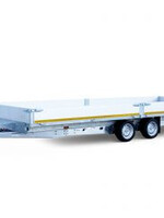 Eduard Geremde Eduard plateauwagen - 606x200 cm - 2700 kg bruto laadvermogen - 63 cm laadvloerhoogte - 30 cm borden