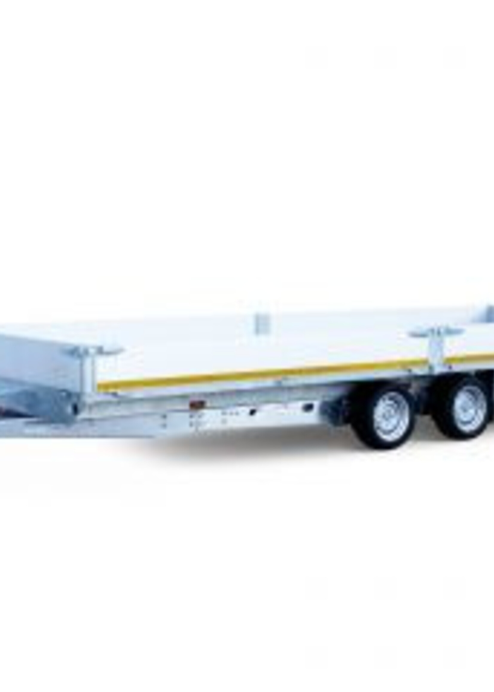 Eduard Geremde Eduard plateauwagen - 606x200 cm - 2700 kg bruto laadvermogen - 63 cm laadvloerhoogte - 30 cm borden