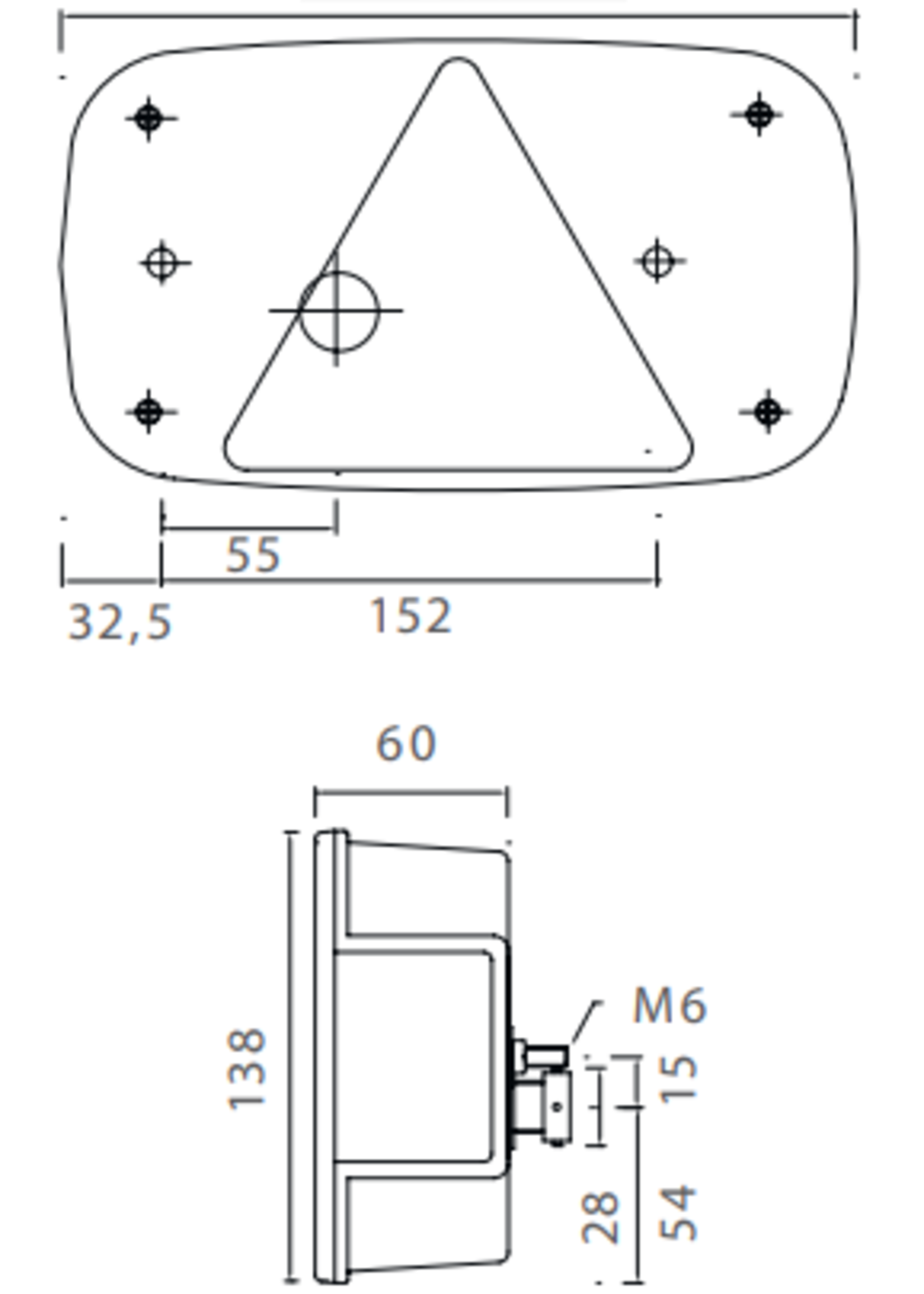 Aspock Aspock Multipoint 3 - links - 5-polig - 244x138x60 mm