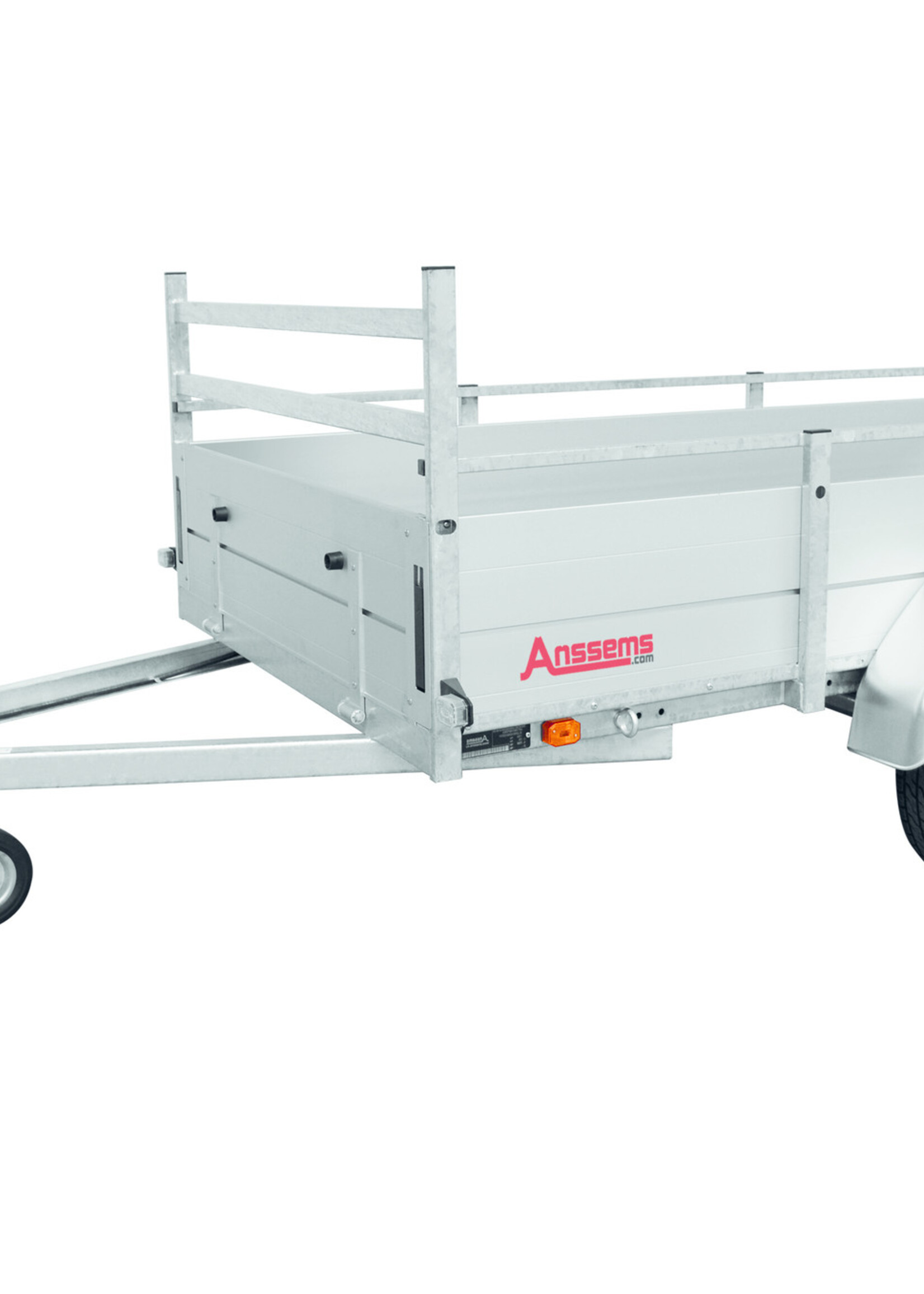 Anssems Anssems BSX 750 bakwagen - 750 kg bruto laadvermogen - 251x130 cm laadoppervlak - ongeremd