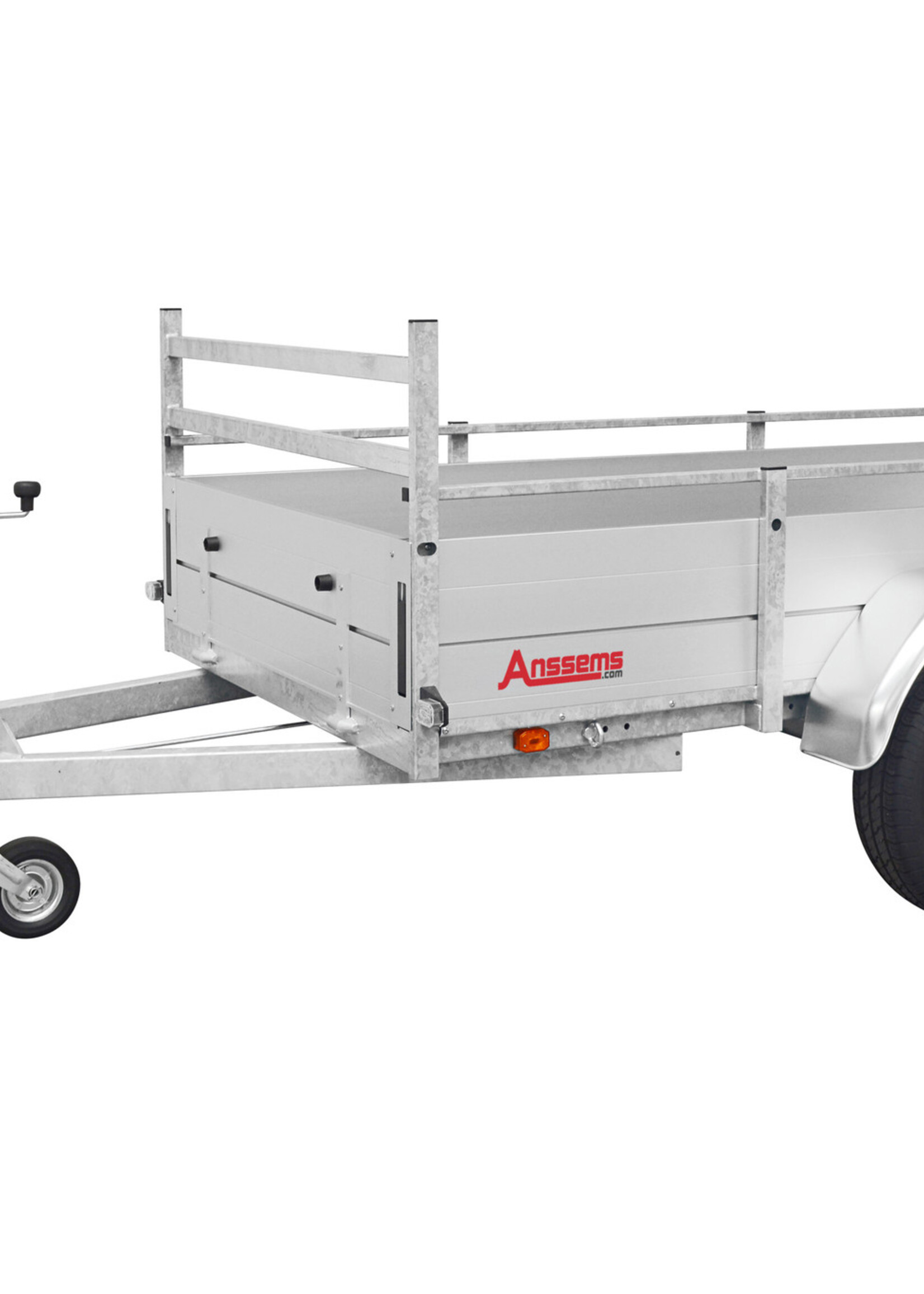 Anssems Anssems BSX 1350 bakwagen - 1350 kg bruto laadvermogen - 251x130 cm laadoppervlak - geremd