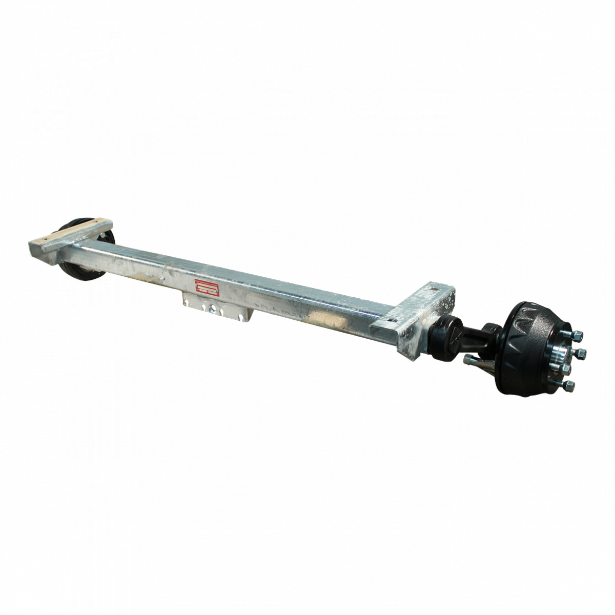 Geremde torsie as - 1050 kg - padmaat 1500 mm - flensmaat 1950 mm - 4 gats