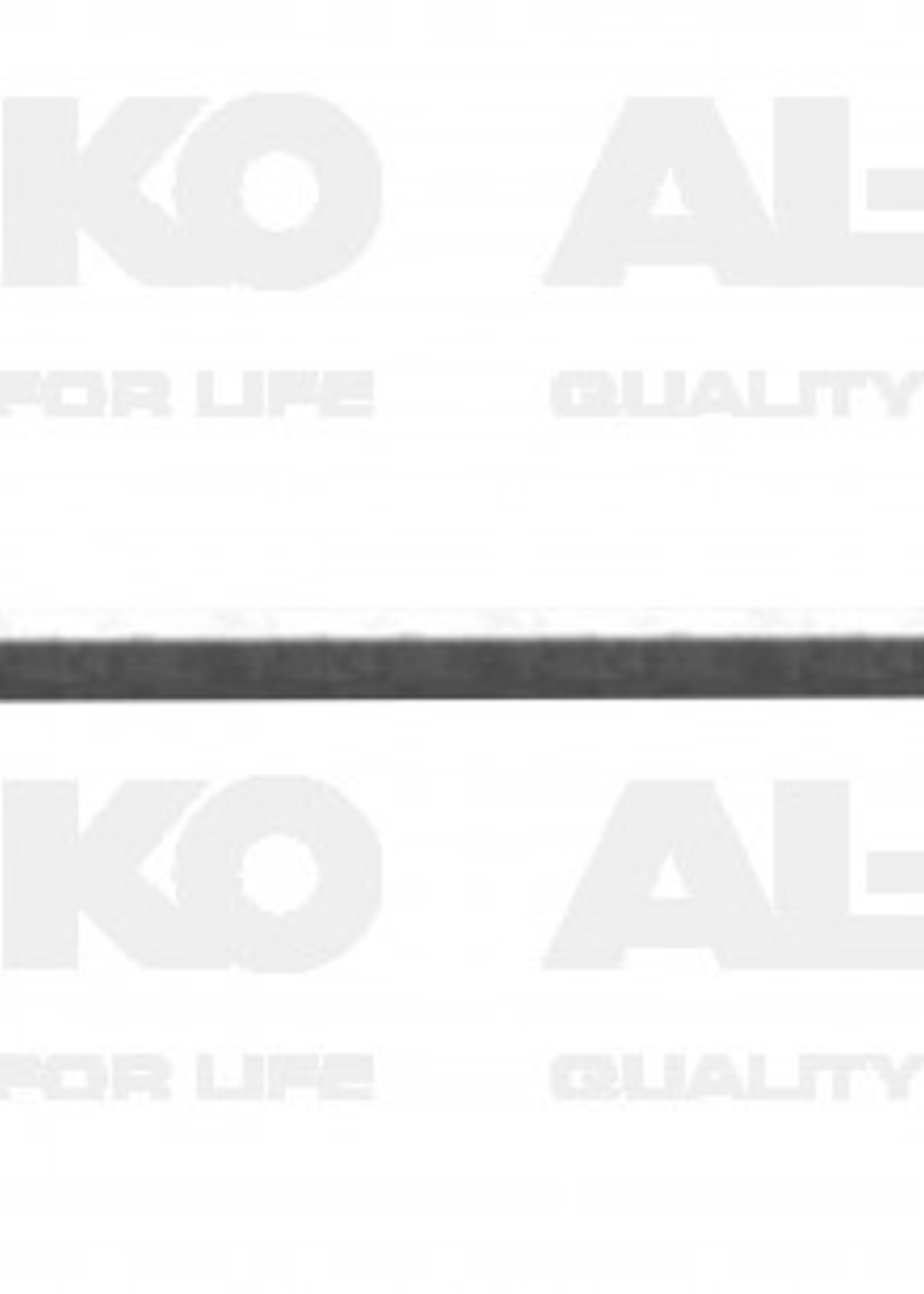 AL-KO Ongeremde torsie as - padmaat 1000 mm - flensmaat 1430 mm - 750 kg - 4x100