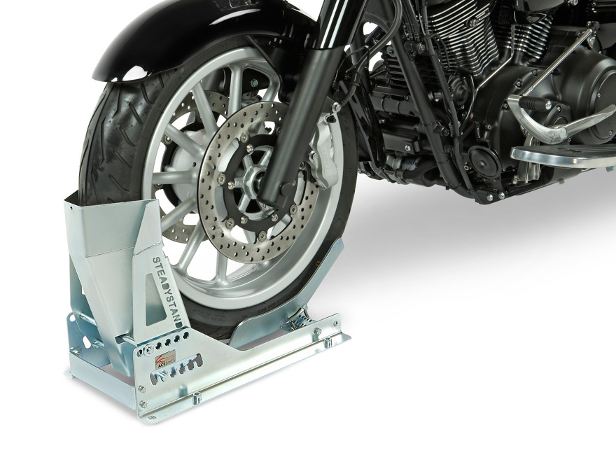 Acebikes SteadyStand Multi Fixed - inrij motorklem voor aanhanger en bestelwagen