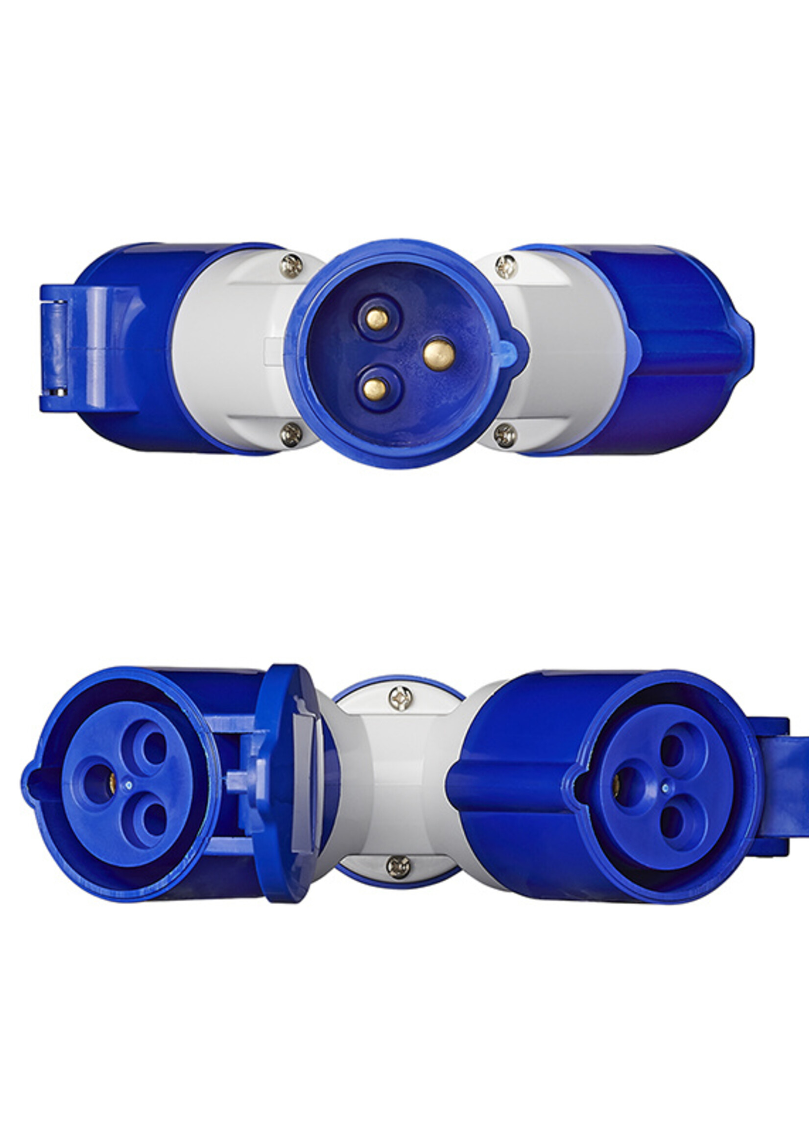 ProPlus CEE 2-weg splitter 16A - 200 > 250V - IP44