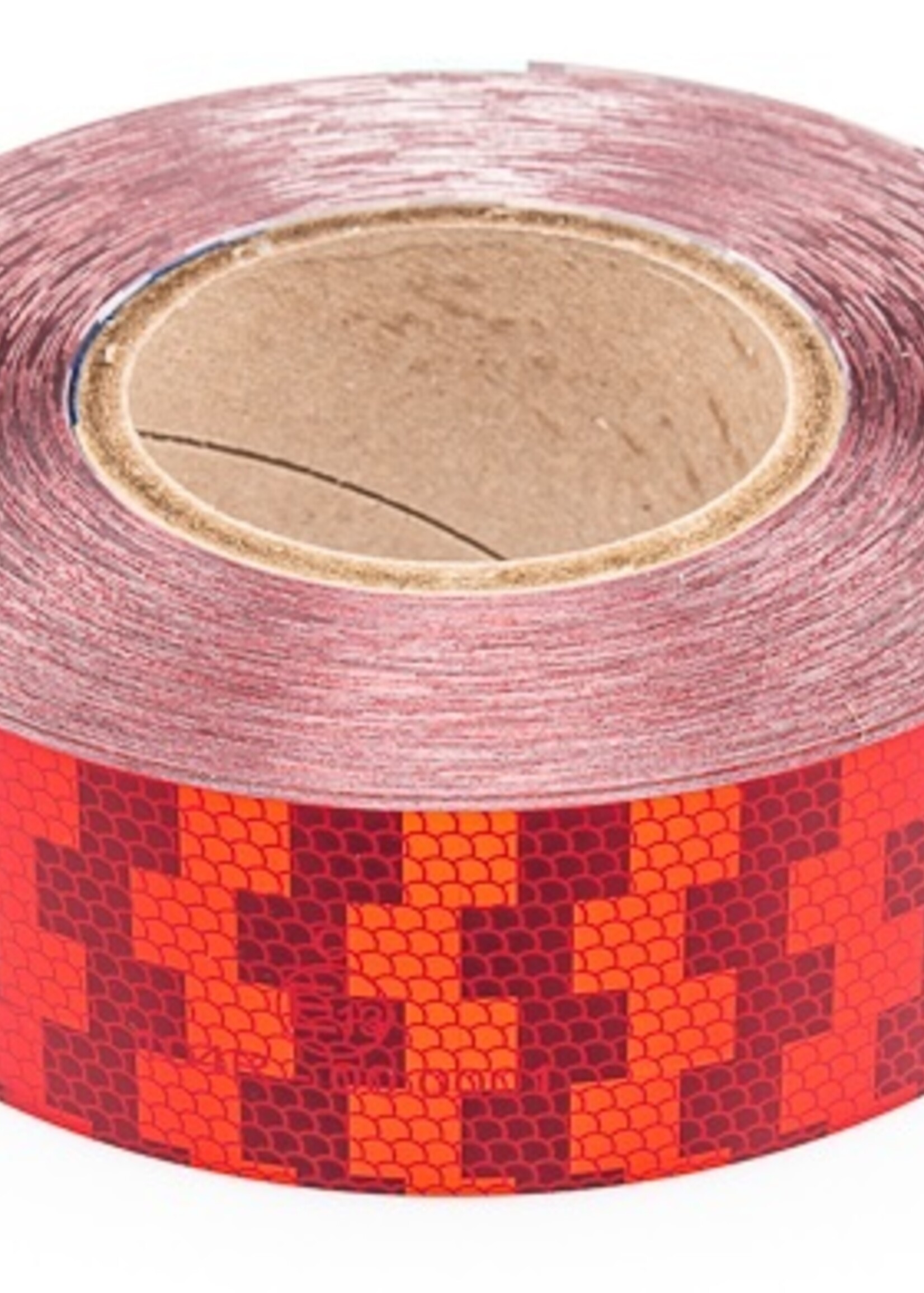 Avery 50 meter reflecterende tape voor harde ondergrond - rood