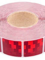 Avery Tape - per meter - rood - zachte ondergrond