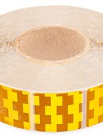 Avery Tape - per meter - geel - zachte ondergrond