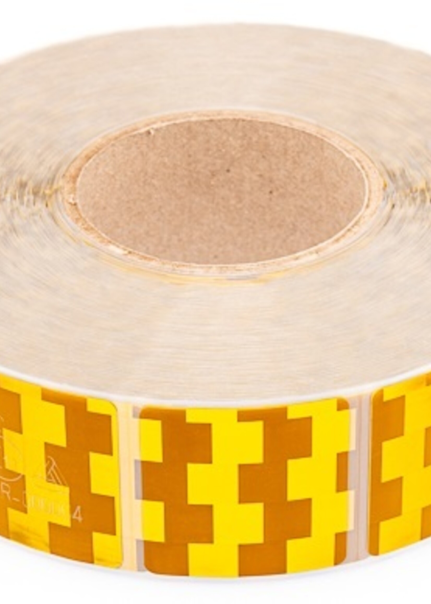 Avery Reflecterende tape voor zachte ondergrond - geel/oranje - per meter