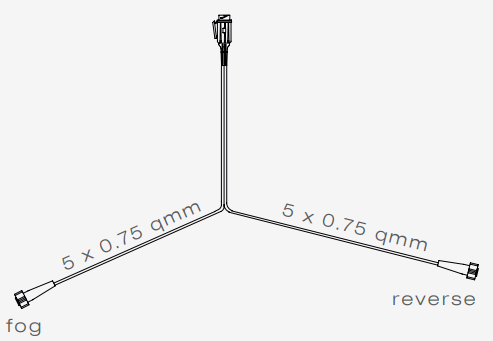 Hoofdkabel type Aspock - 4 meter lang - 13-polig - voorzien van 2x 5-polige connector