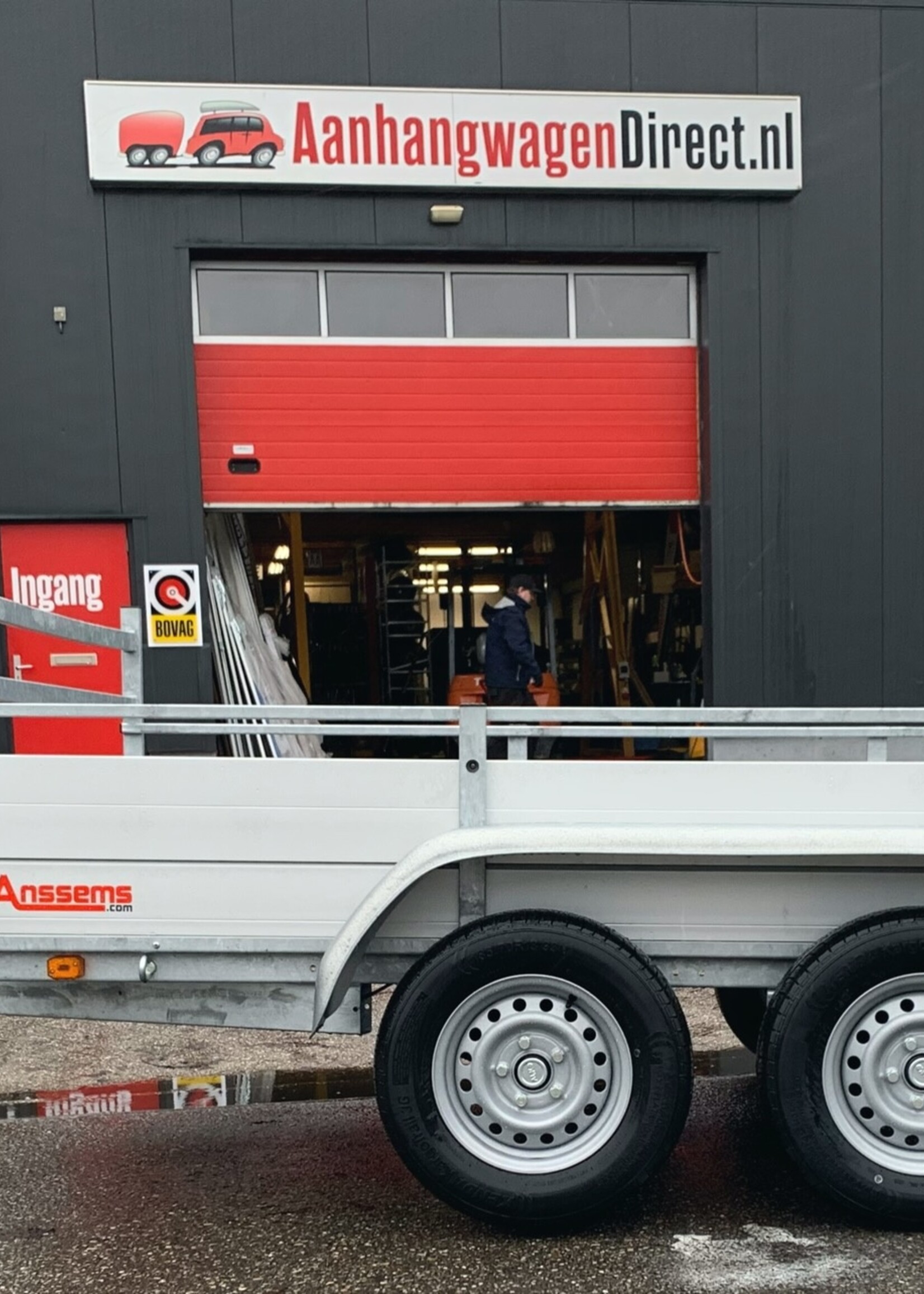 Anssems Anssems BSX 2500 bakwagen - 2500 kg bruto laadvermogen - 251x130 cm laadoppervlak - geremd