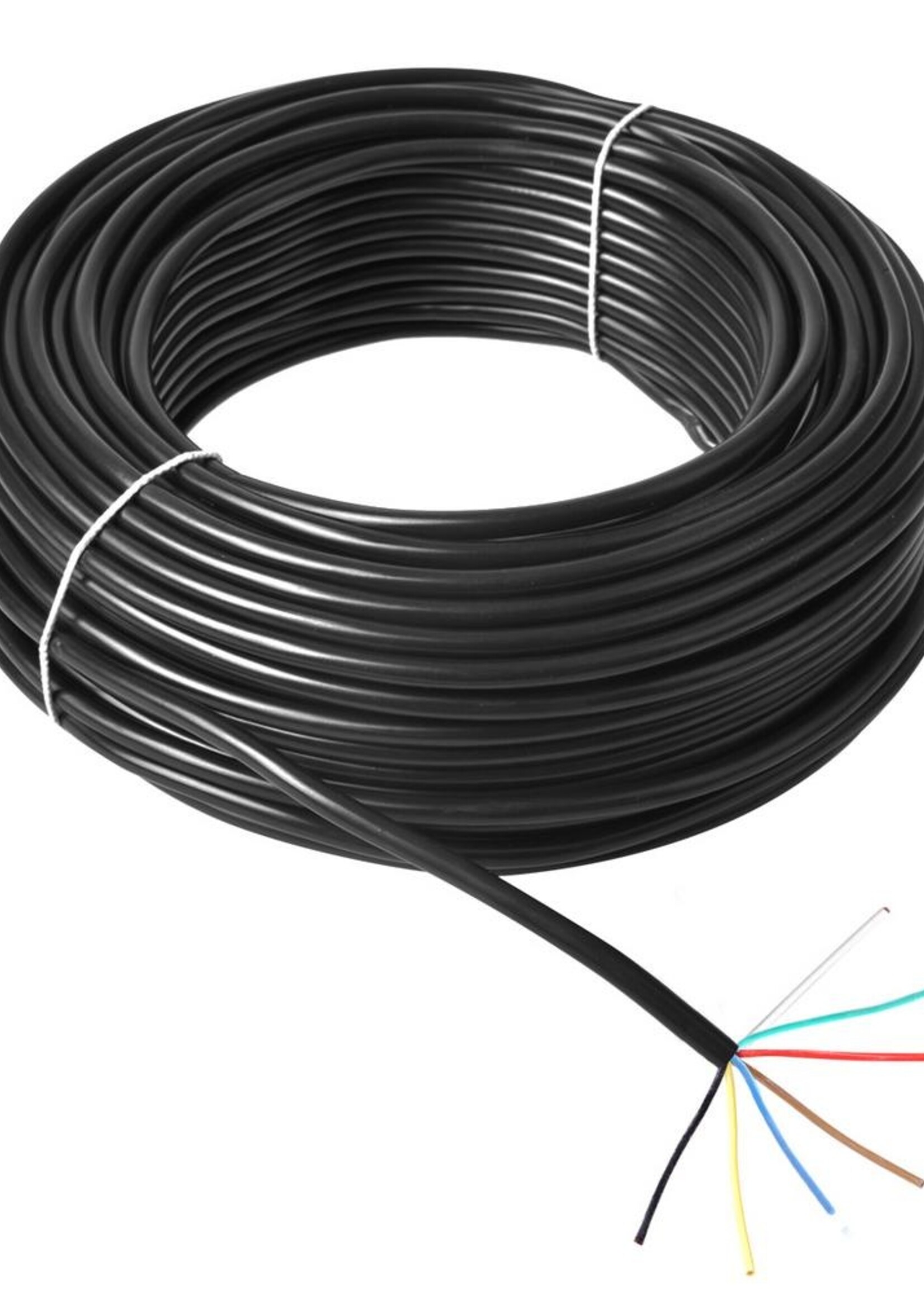 Cantonal Kabel 7-aderig (1,00 mm²) - per meter - geschikt voor aanhangers, caravans en vouwwagens
