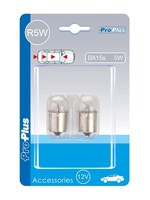 ProPlus 2x bol bajonet - 12V - 5W - BA15s