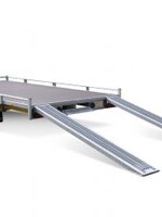 Eduard Geremde Eduard autotransporter - 406x200 cm - 3500 kg bruto laadvermogen - 63 cm laadvloerhoogte - 10 cm hoge reling - inclusief lier en oprijplaten