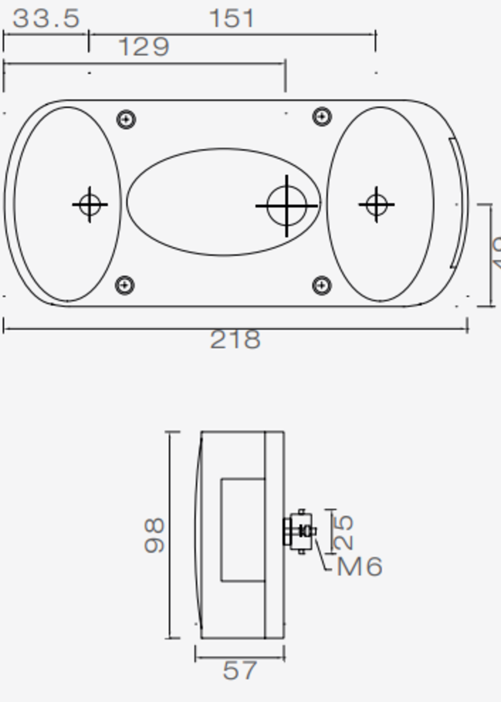 Aspock Aspock Midipoint 2 verlichtingsset - 13 polig  - kies de gewenste hoofdkabel