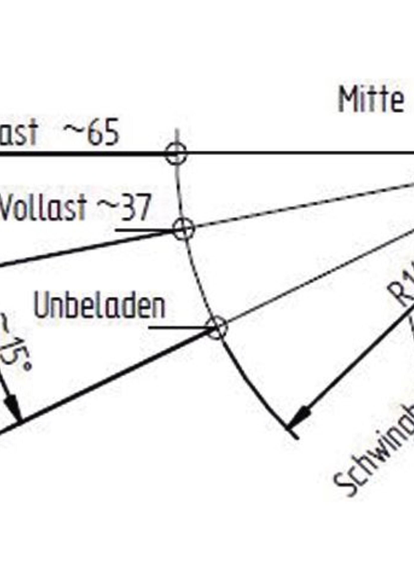 Knott Ongeremde torsie as - padmaat 1100 mm - flensmaat 1470 mm - 4x100