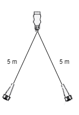 5 Meter langes Radex-Hauptkabel - 7-polig - 5-polige Stecker - Plug&Play