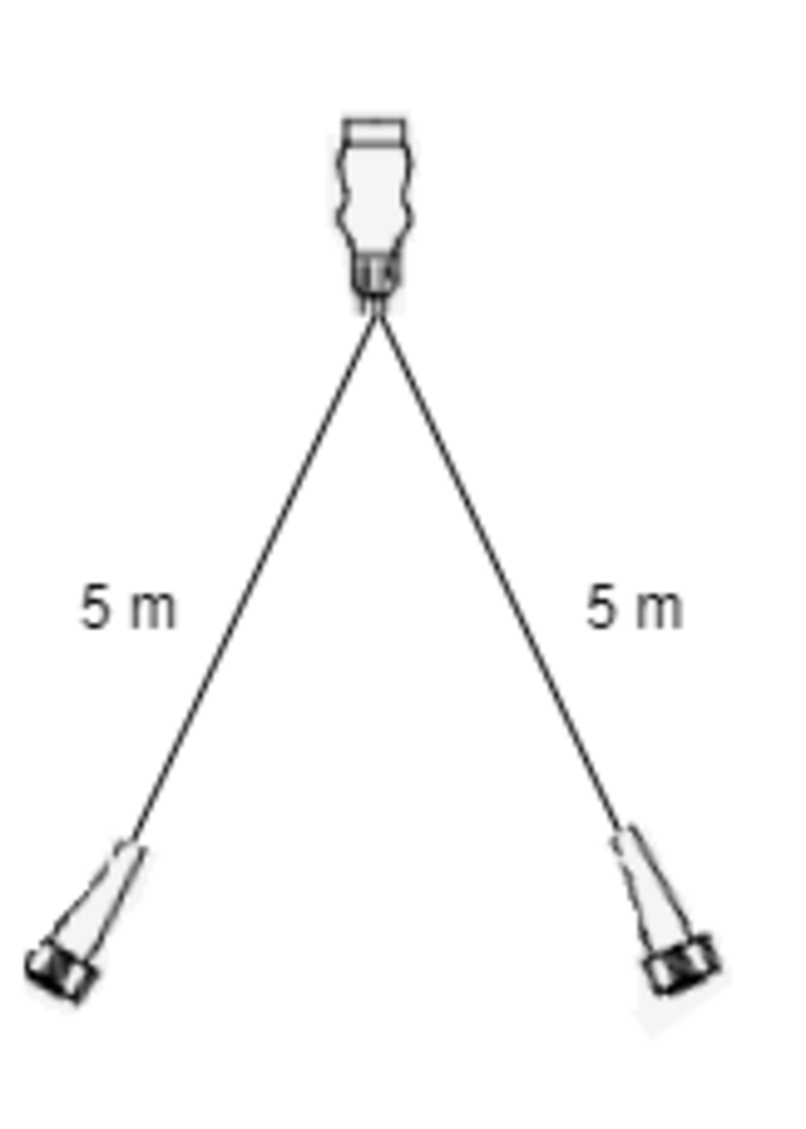 Aspock Hoofdkabel type Aspock - 5 meter lang - 7-polig - voorzien van 2x 5-polige connector