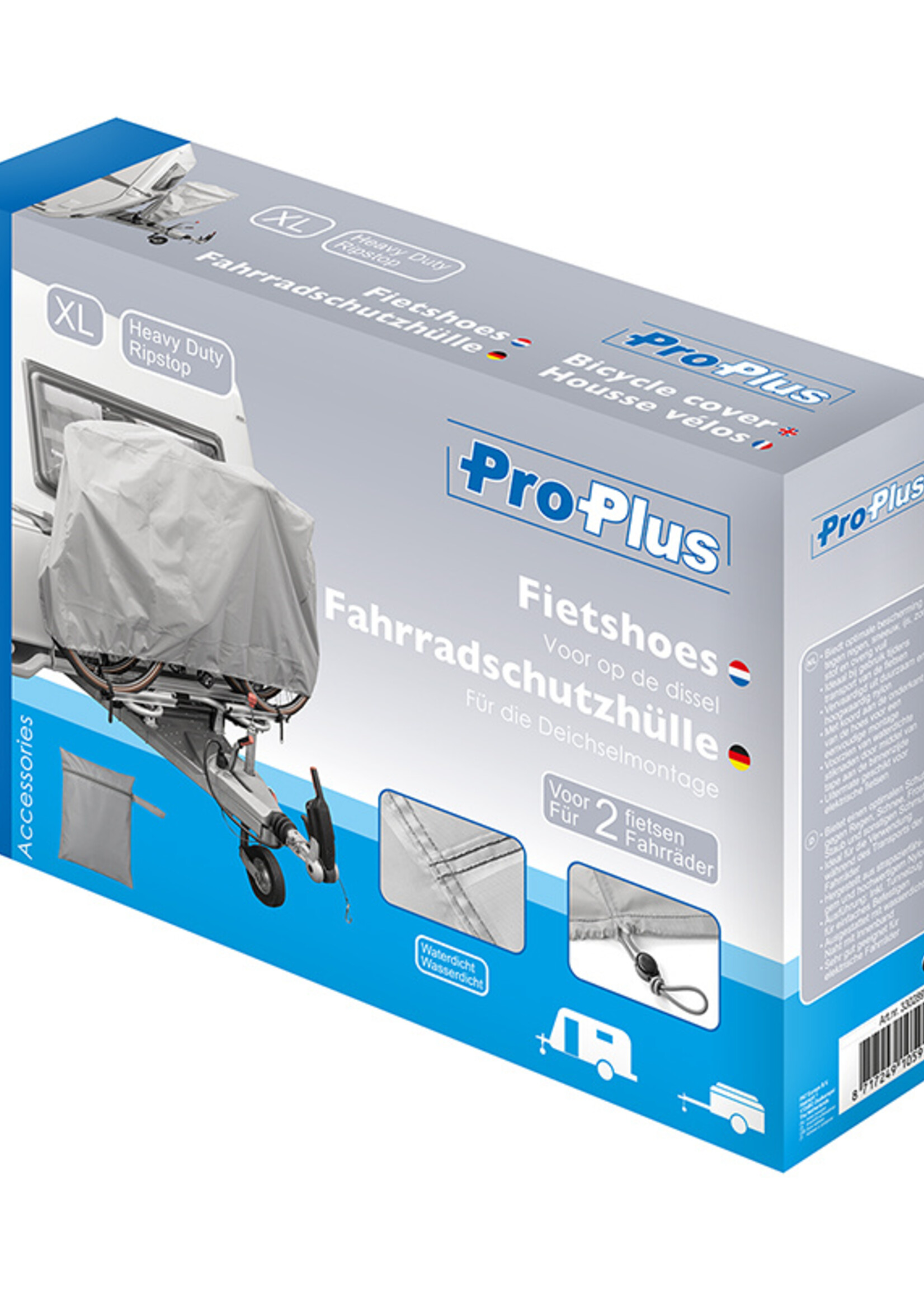 ProPlus ProPlus dissel fietshoes XL - zware kwaliteit - voor op de dissel - optimale bescherming