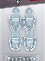 Acebikes D-ring - 4 stuks - inclusief bevestigingsmaterialen