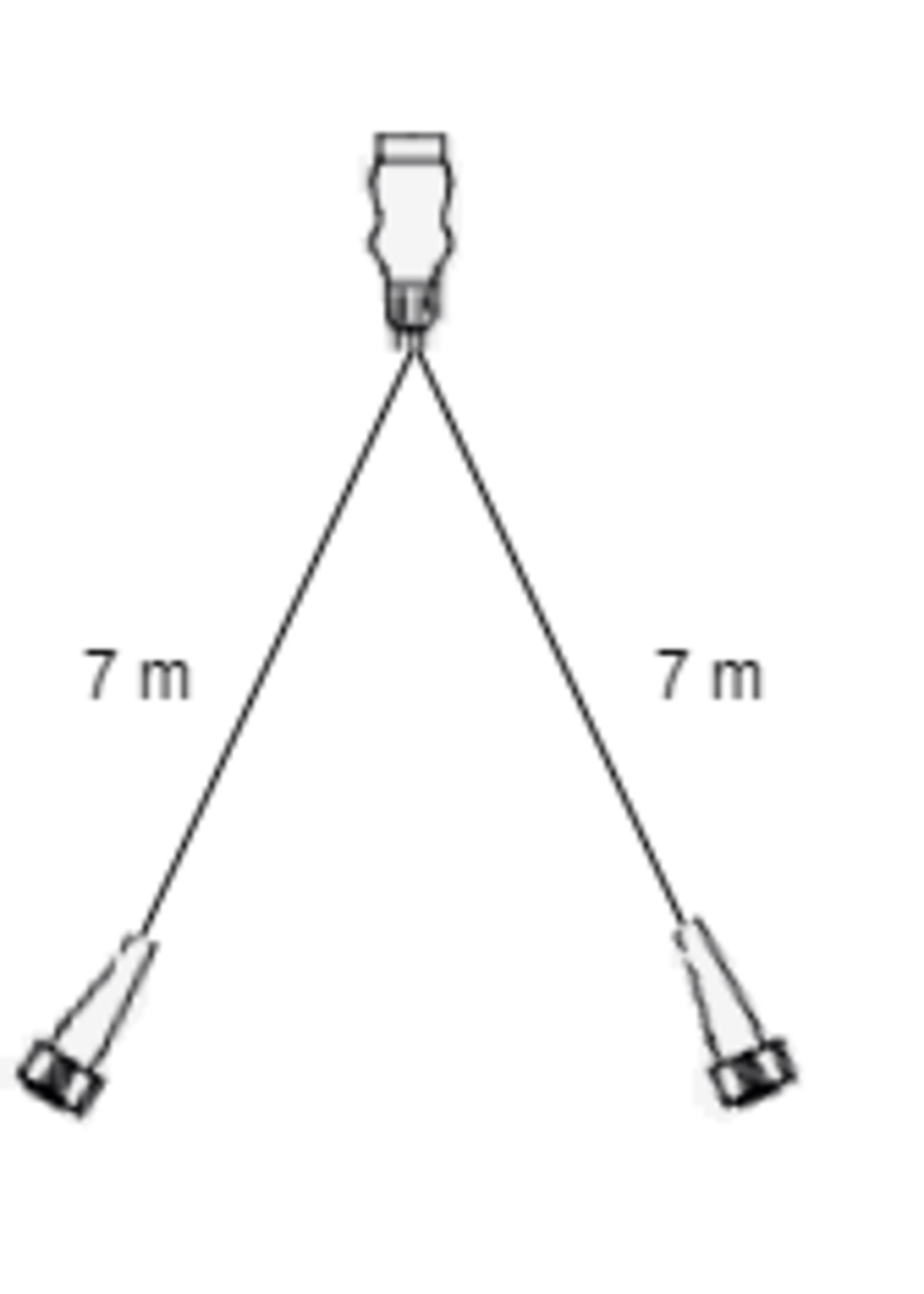 Aspock Aspock hoofdkabel - 7 meter lang - 7-polig - voorzien van 2x 5-polige connector