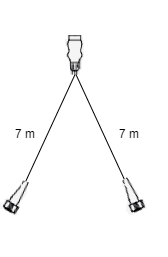 7 meter lange Aspock hoofdkabel - 7 polig - 5 polige connectoren - Plug&Play