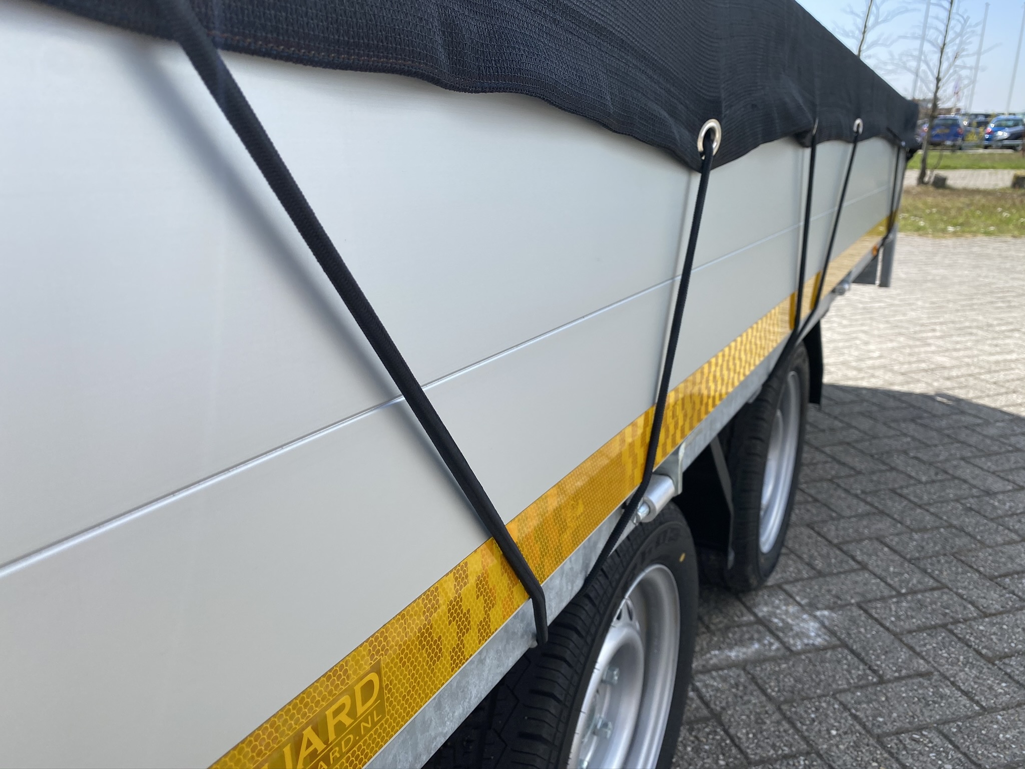 Premium gaasnet - 370x250 cm - inclusief elastiek rondom - UV bestendig - net voor aanhanger