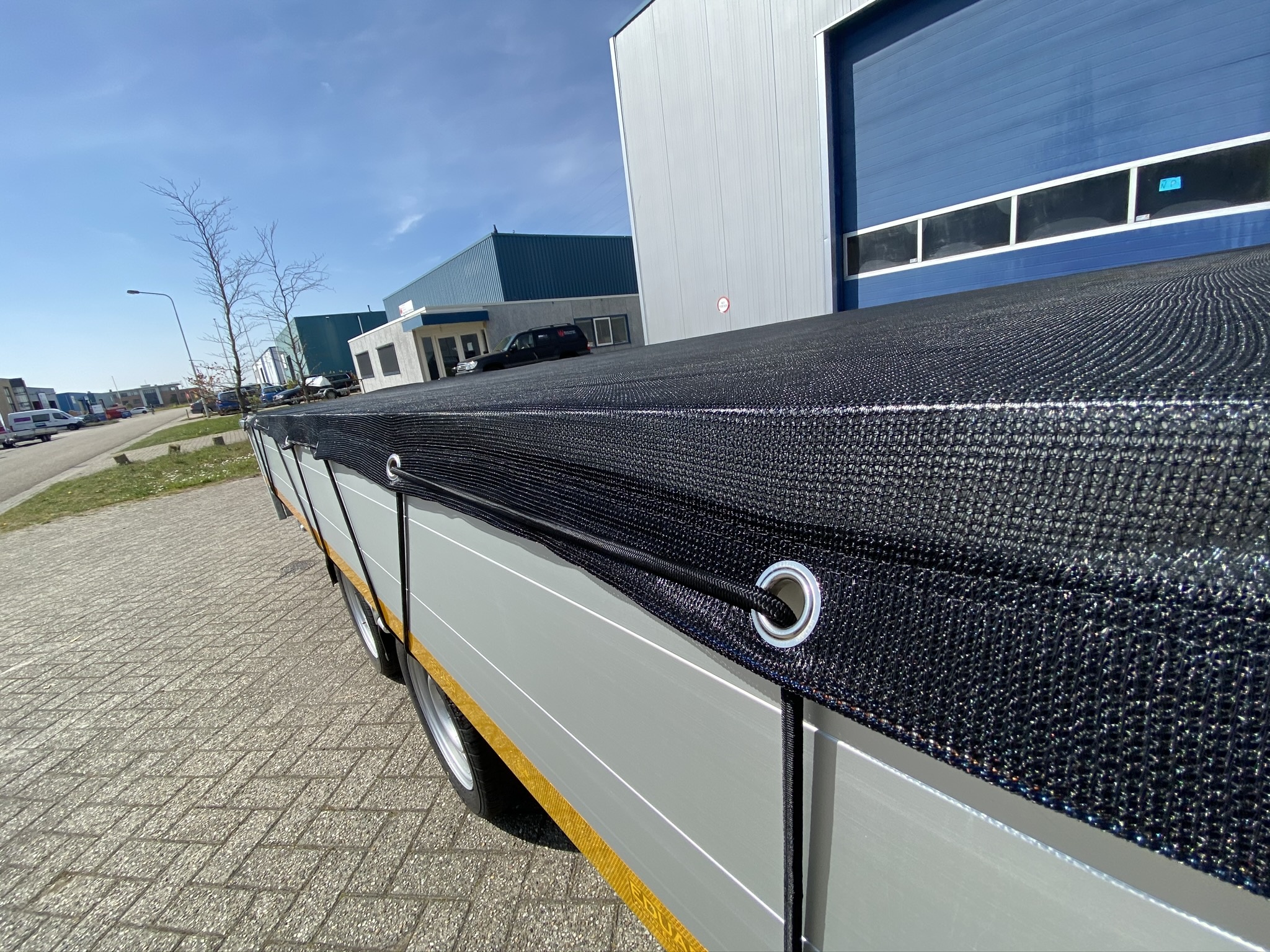 Premium gaasnet - 470x250 cm - inclusief elastiek rondom - UV bestendig - net voor aanhanger