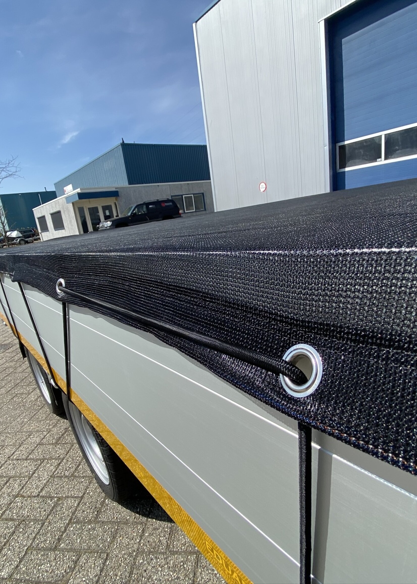 Cantonal Premium aanhangernet - gaasnet - 400x250 cm - inclusief elastiek rondom - UV bestendig
