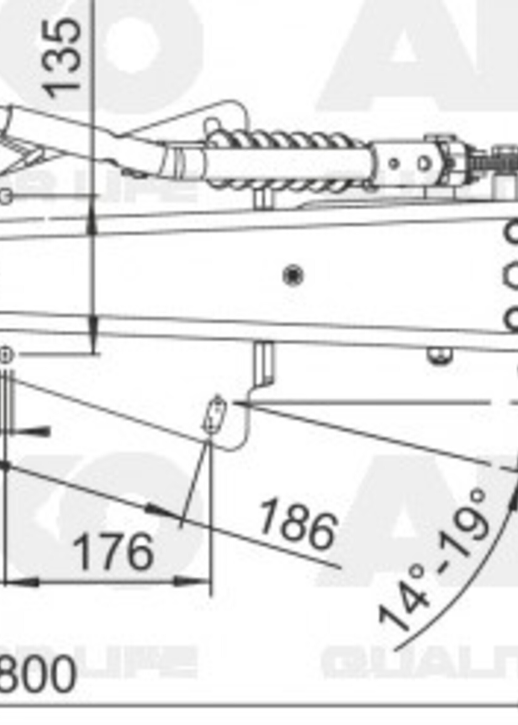 AL-KO AL-KO oplooprem aanhanger 2.8VB1/-C – 3500 kg maximaal trekvermogen - V-dissel aansluiting
