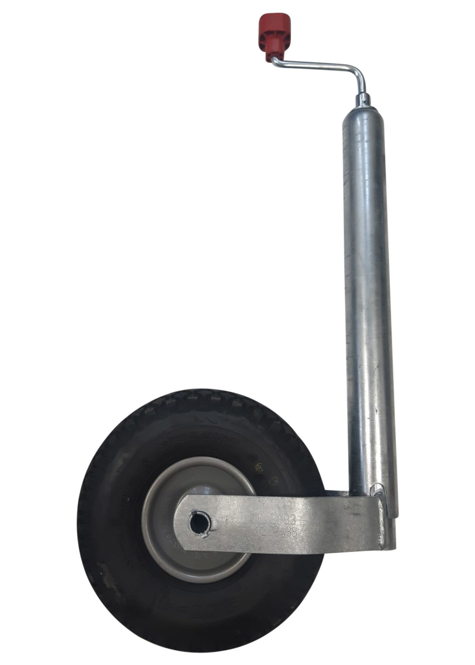 AL-KO Neuswiel Plus Alko , rond diameter 48 mm, extra lang, stalen velg met luchtband ( 260 x 85)