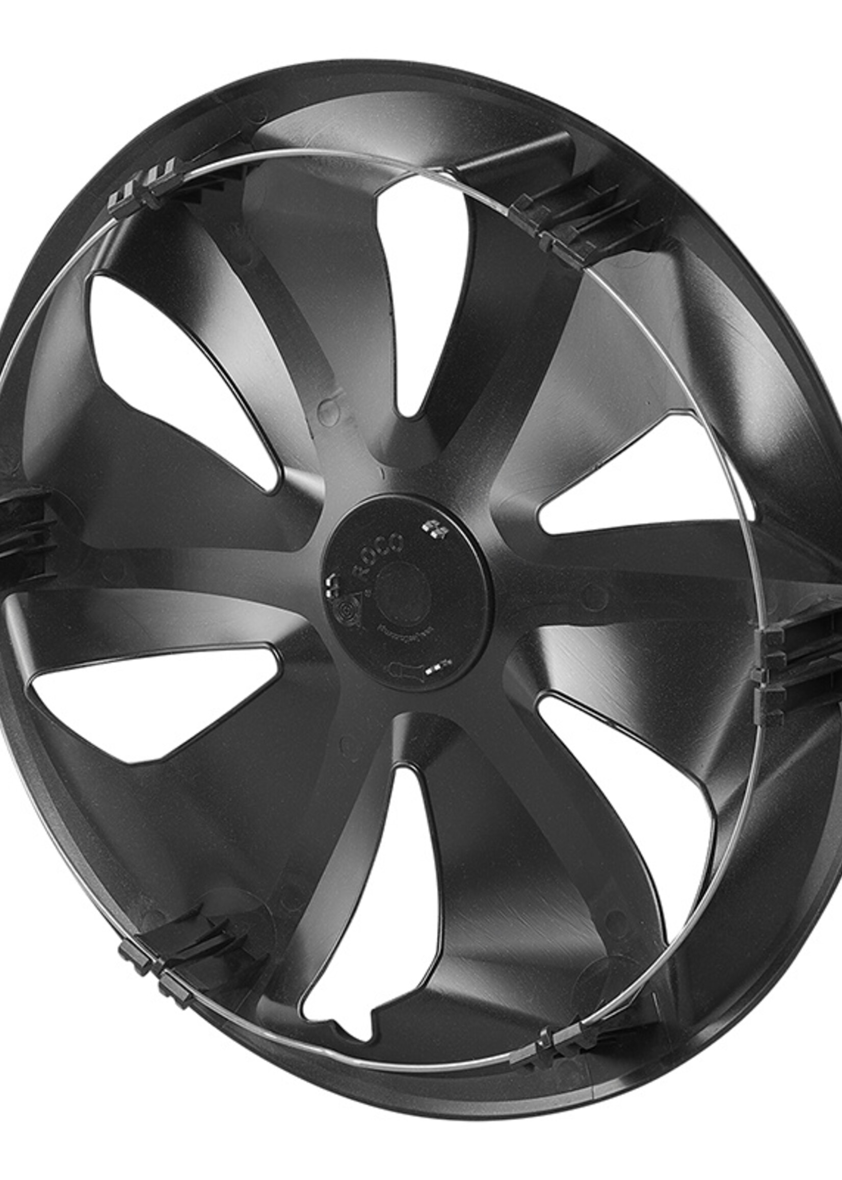 Cantonal Wieldoppenset roco 4 Stuks voor 13 Inch velgen - zilver/zwart
