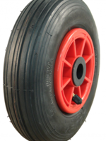 Cantonal 2.50-4 steekwagenwiel - luchtband en kunststof velg - 75 kg maximale belasting - 20 mm asgat/naafdiameter - inclusief rollager