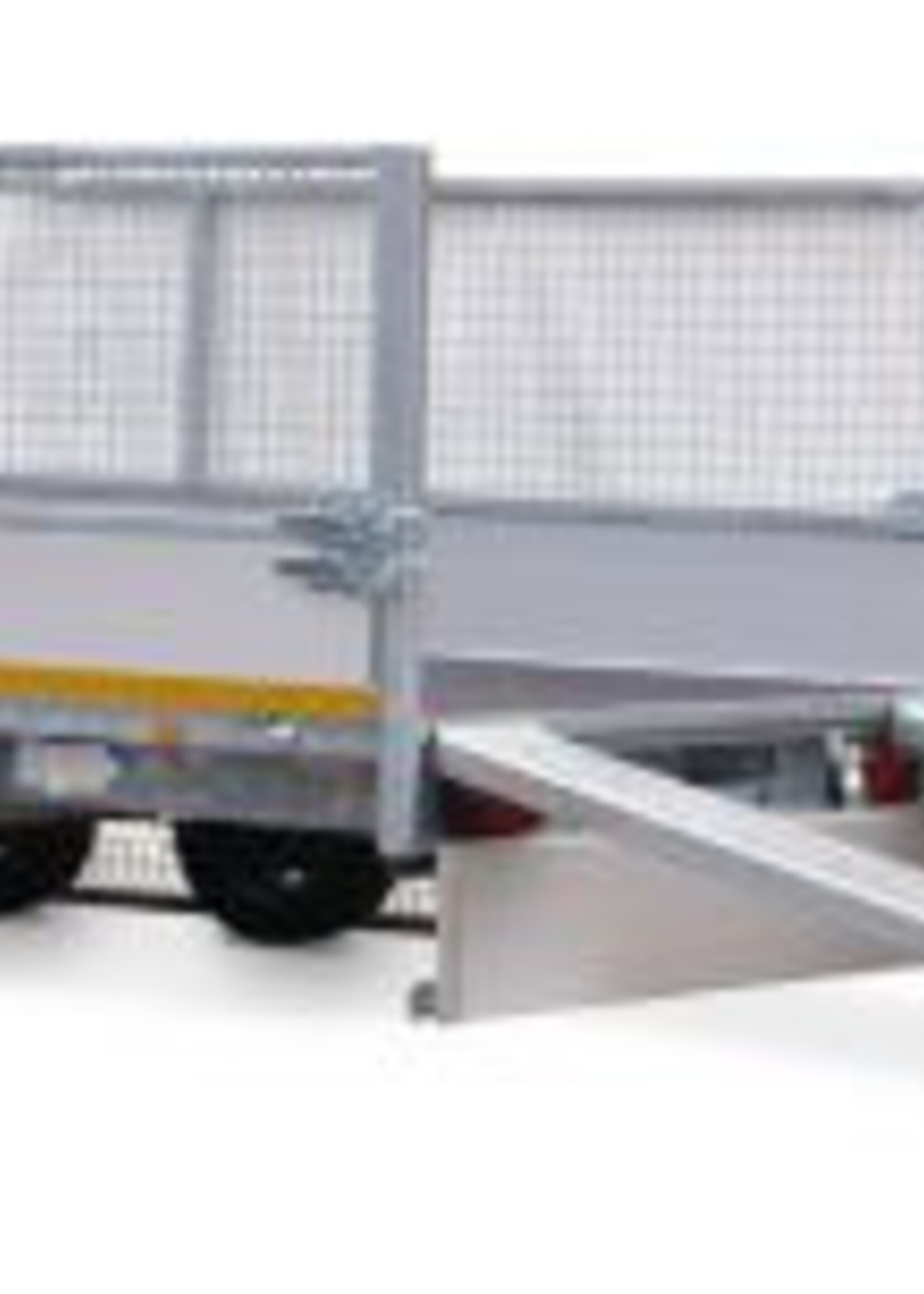 Eduard Geremde Eduard Multitransporter - 456x220 3000 kg bruto laadvermogen - 56 cm laadvloerhoogte - 30 cm borden - inclusief oprijplaten