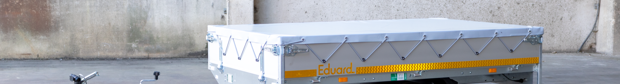 Vlakzeil op maat voor Eduard aanhanger - 250x145 cm - waterdicht
