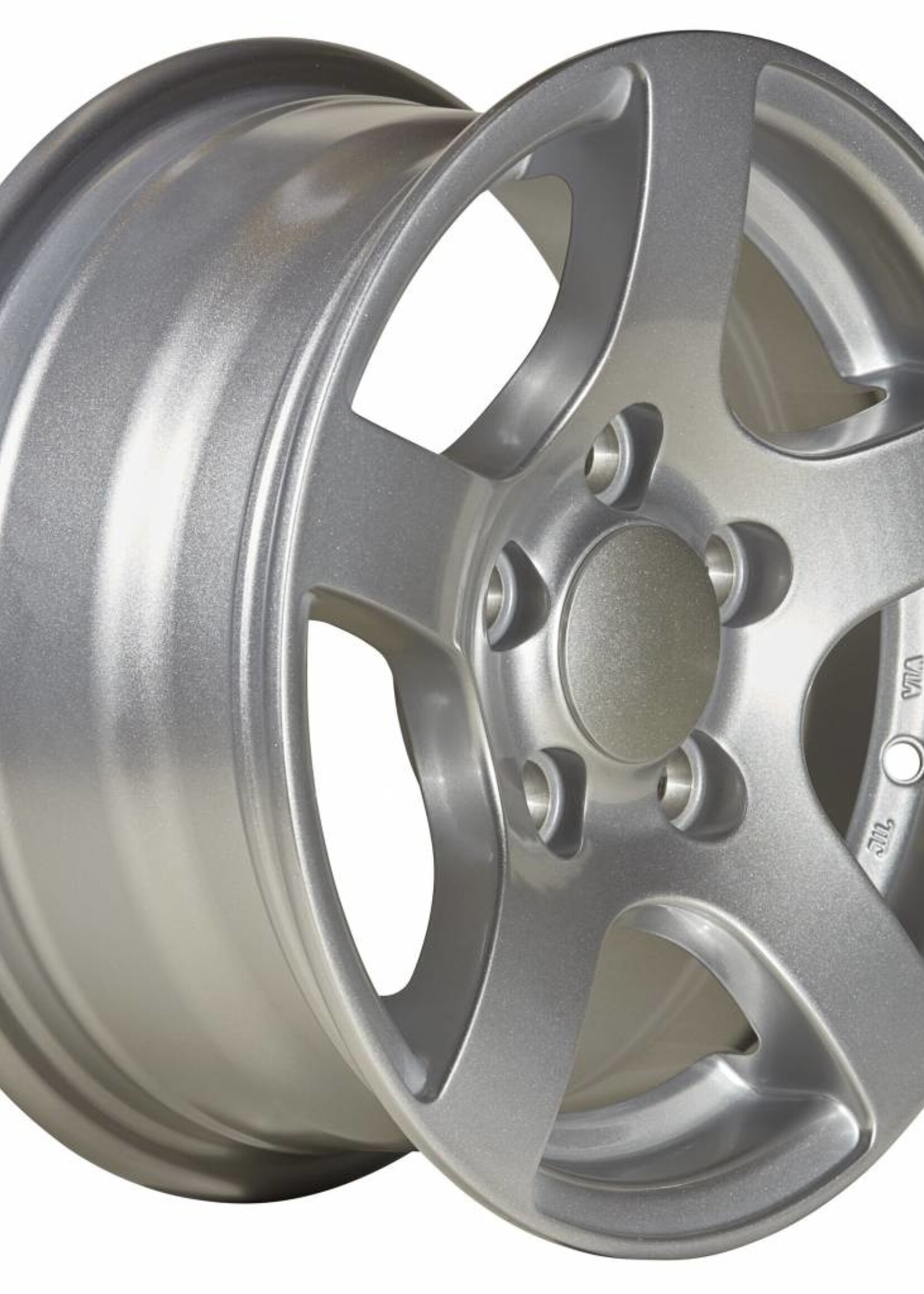 Cantonal Losse 14 inch velg voor aanhangwagens - 5.5Jx14 (5x112) 900 kg - ET30 - zilver