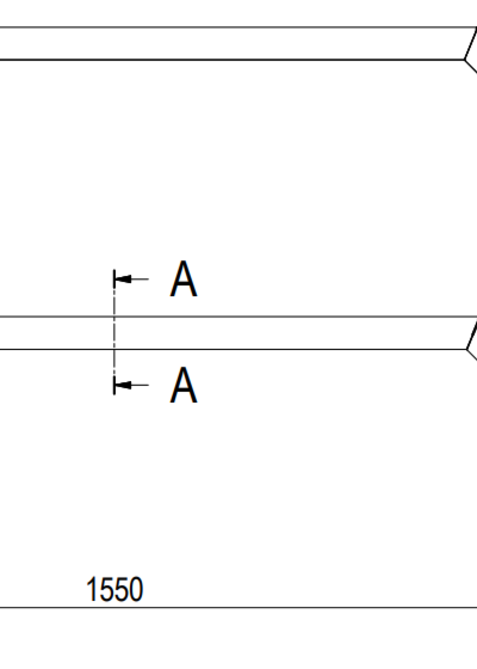 De Haan De Haan THMAQ 22155 - aluminium traanplaat spatbord